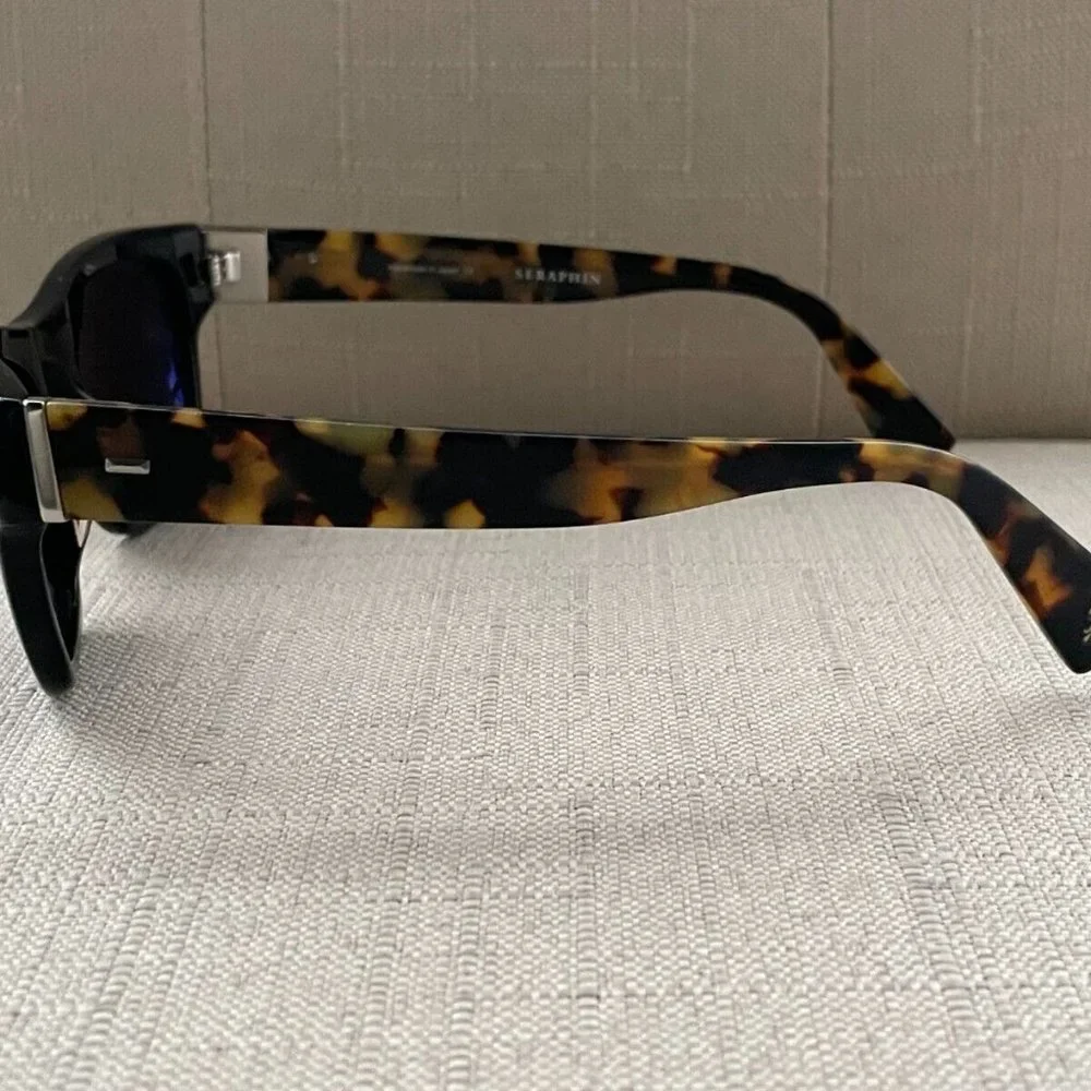Seraphin Women Sunglasses Handmade in Japan Brown Tortoise/Black Eyewear WESTON